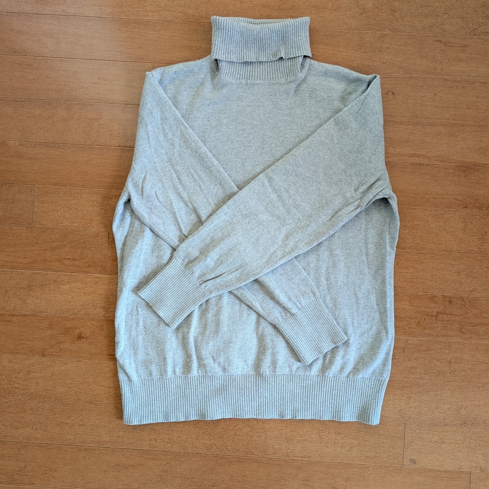L.L. Bean Cotton/Cashmere Turtleneck Sweater